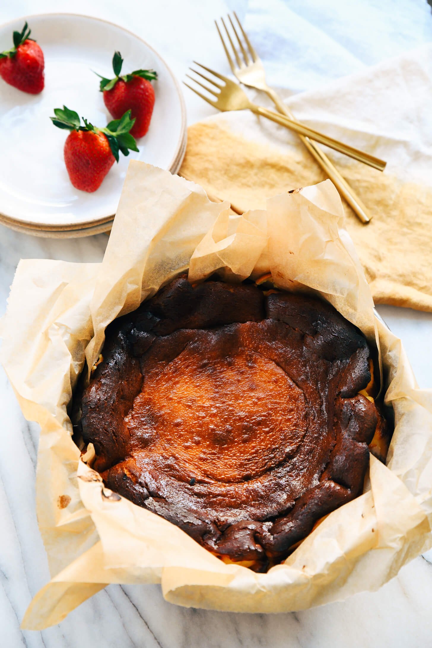 Basque cheesecake
