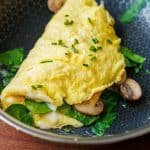 Omelette Recipe in a skillet