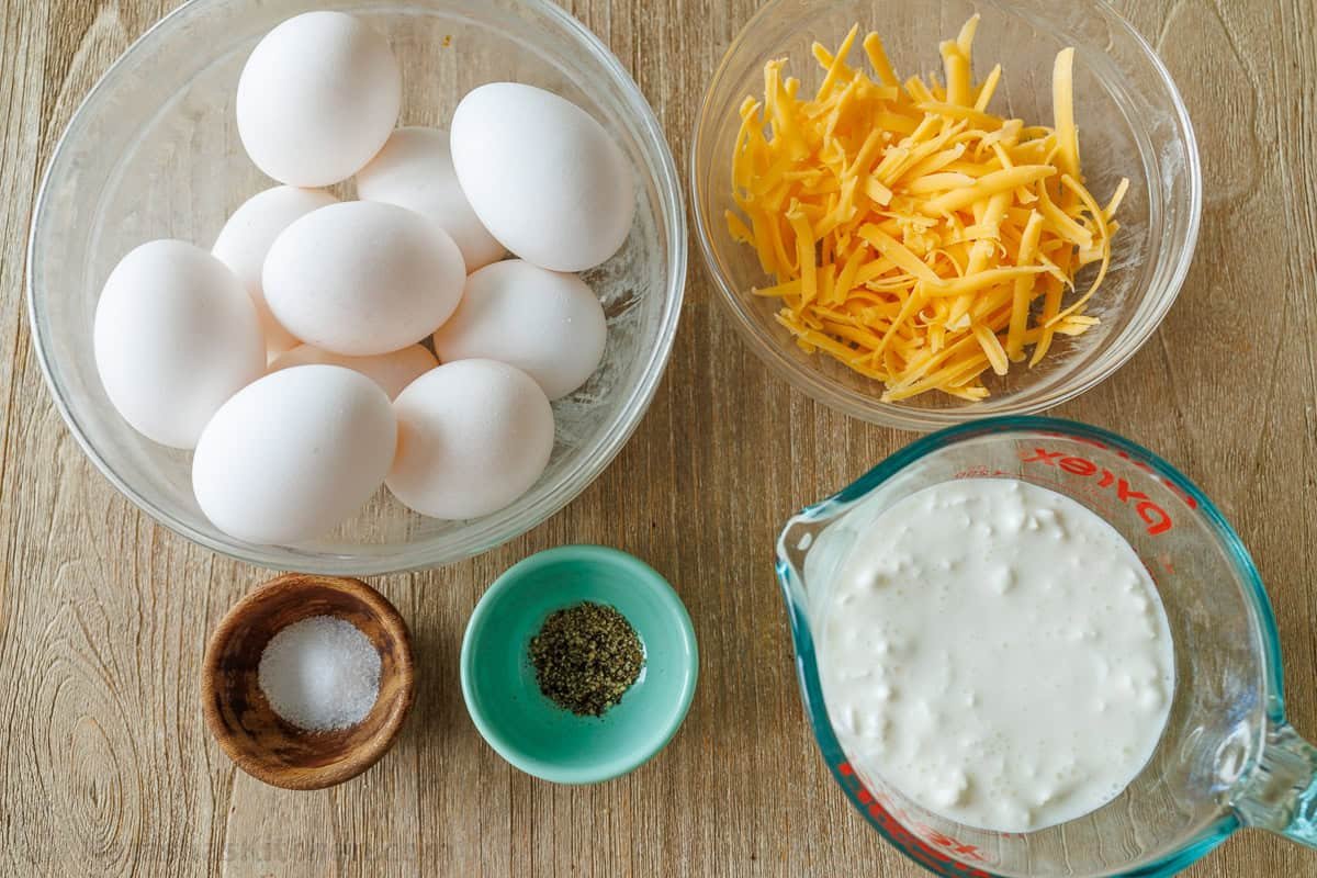 My Cottage cheese egg bites are as good as Starbucks egg bites recipe, but with less hassle! Choose your favorite mix-ins to make them yours. Basic cottage cheese Egg bites recipe with eggs, cheese, cottage cheese, salt, and pepper