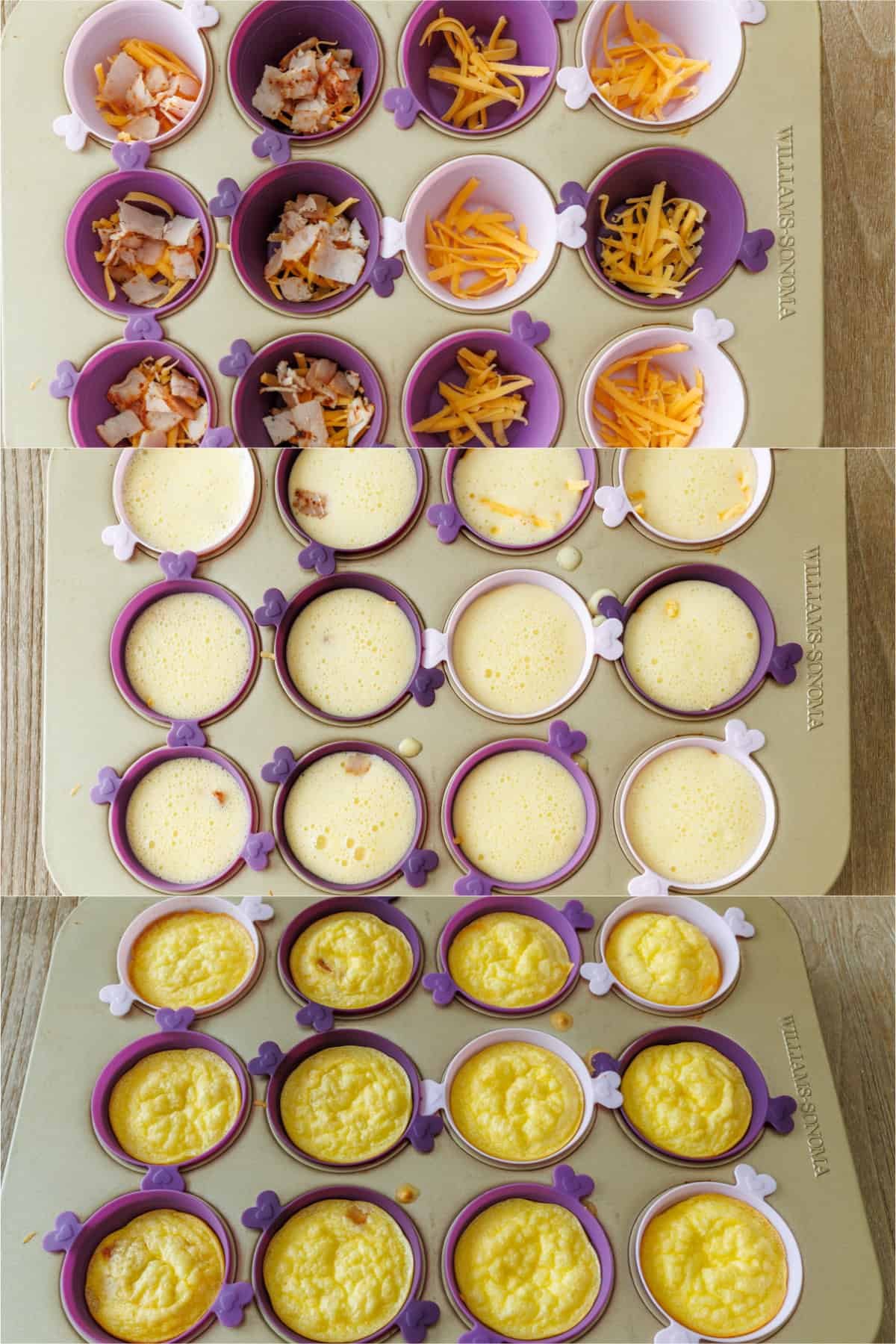 My Cottage cheese egg bites are as good as Starbucks egg bites recipe, but with less hassle! Choose your favorite mix-ins to make them yours. How to make Starbucks egg bites recipe in muffin tins with different toppings.