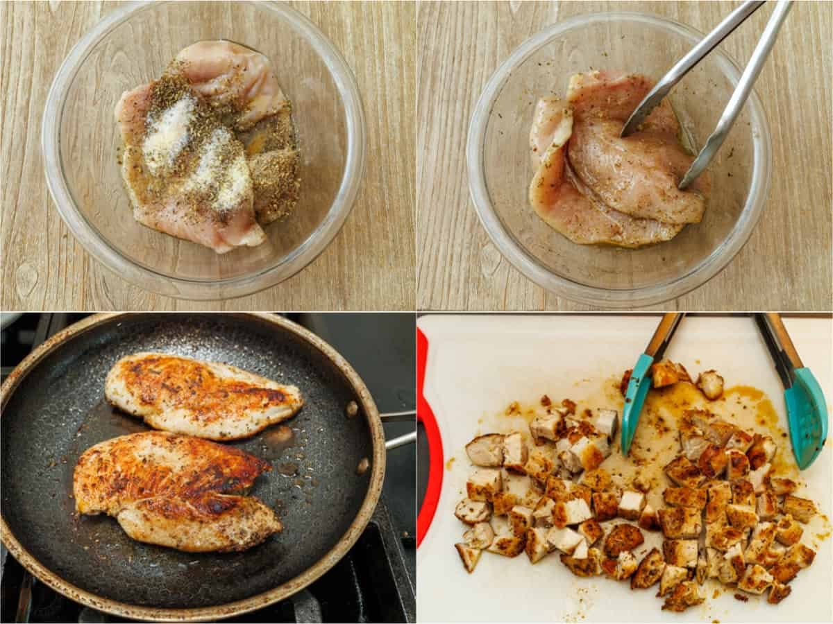 How to make Mediterranean chicken for Greek Chicken Bowls