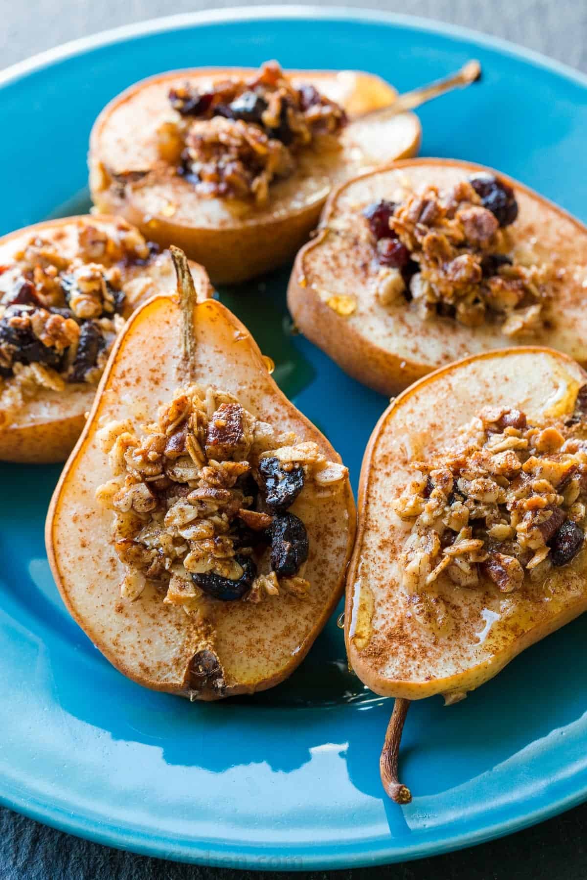 See our best breakfast ideas for busy weekday mornings and special holidays alike. Try out both sweet treats and healthy breakfast recipes. Baked pears stuffed with oats, pecans