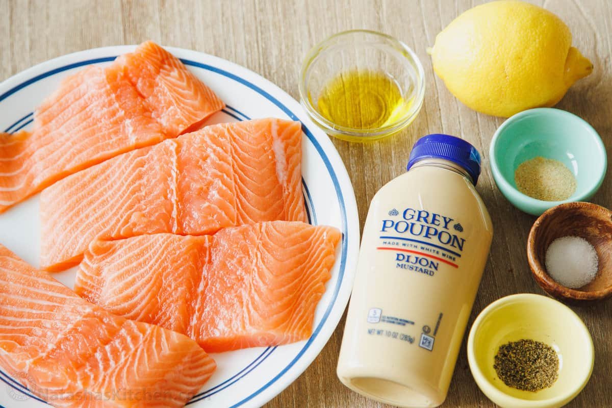 Air Fryer Salmon is one of the best ways to cook salmon! Have juicy, perfect salmon on the table in 10 minutes with this easy dinner recipe. Ingredients for air fryer salmon.