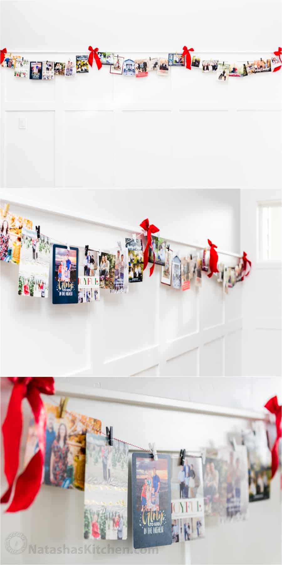 Christmas Card Holder Idea