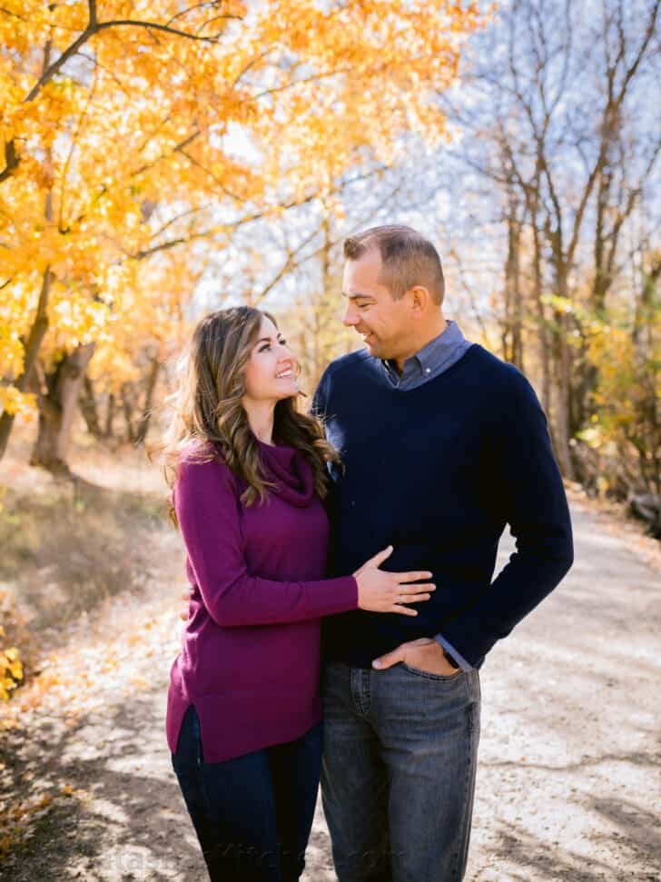 A photo of a couple.