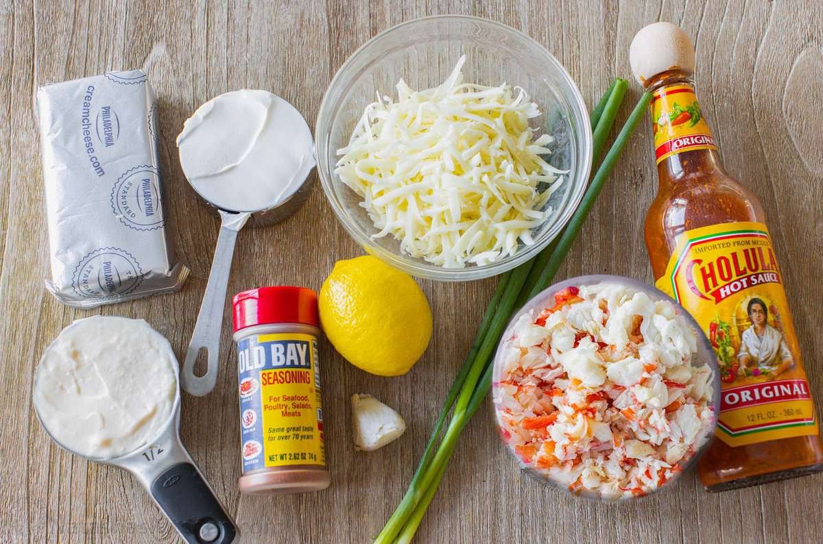 Creamy and cheesy hot Crab Dip is irresistibly good. It's loaded with lump crab meat and will be the star appetizer of your holiday menu. Ingredients for Crab Dip