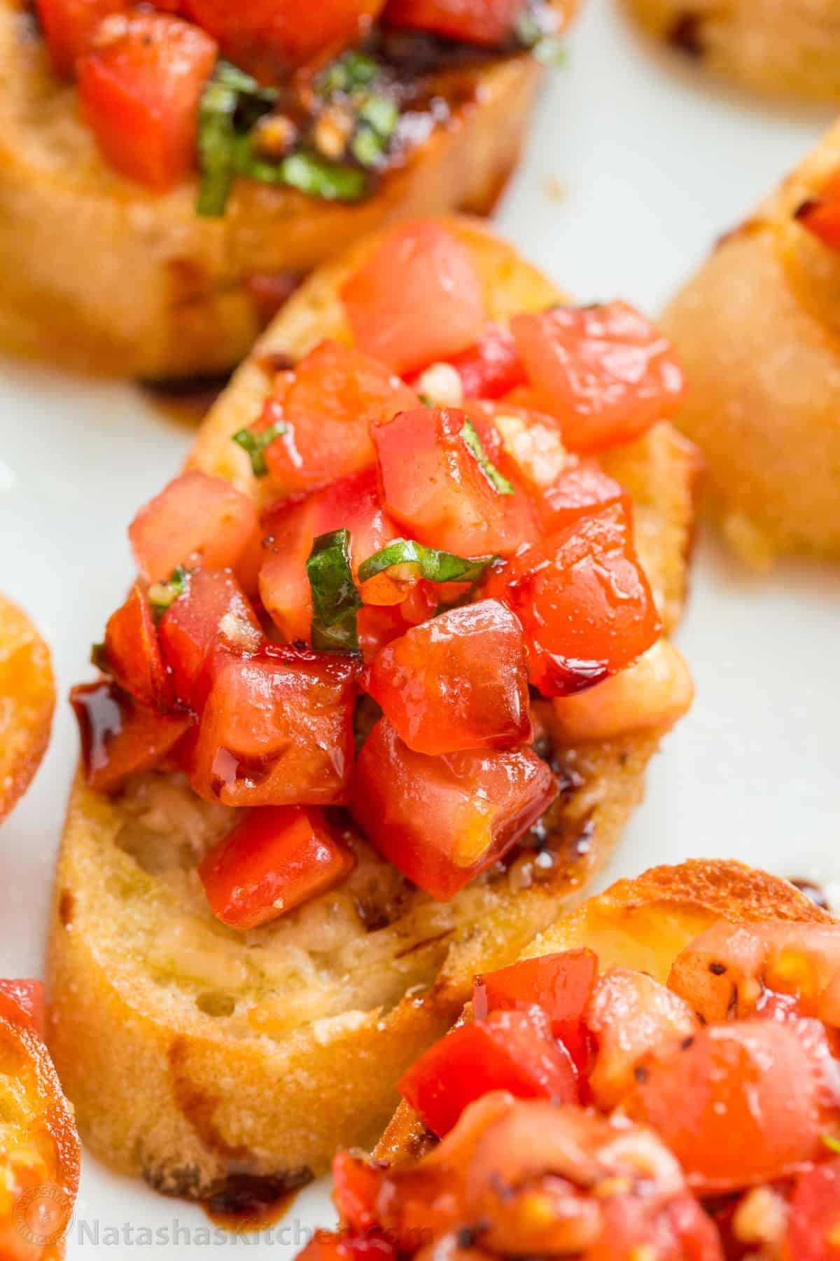 Tomato Bruschetta on a toast