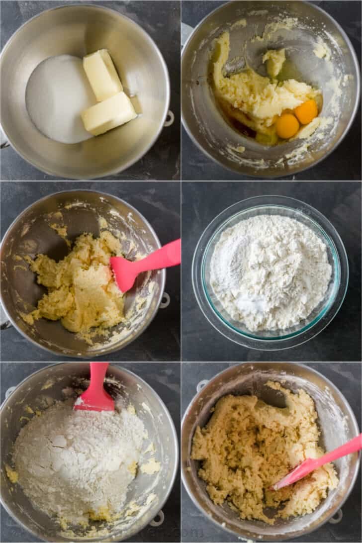 Snickerdoodle Cookies are a classic cookie loved by both kids and adults. They’re soft, sweet and slightly chewy. step by step of the dough making for snickerdoodle cookies