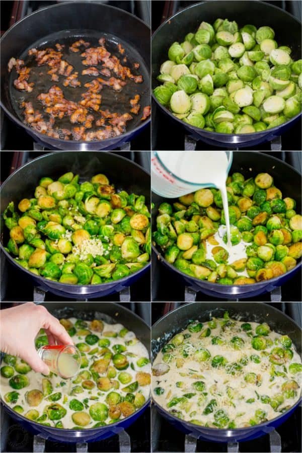 How to Cook brussels sprouts in pan
