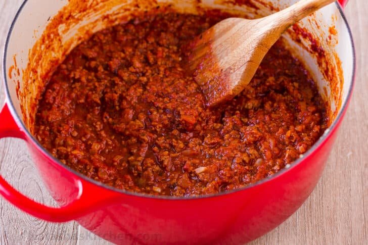 ground beef meat sauce for lasagna