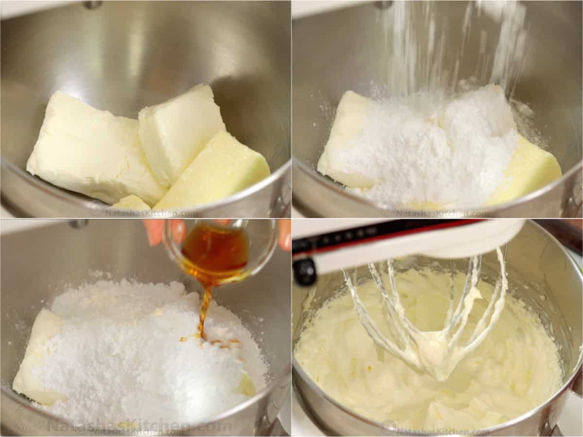 Cream Cheese frosting for Pumpkin cupcakes Step by step how to make cream cheese frosting for cupcakes
