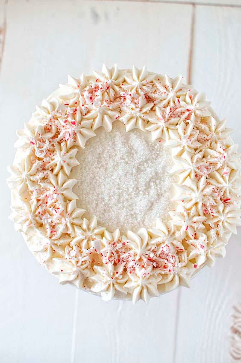 Chocolate Peppermint White Chocolate Layer Cake