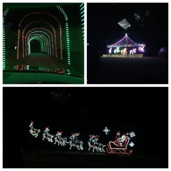 Christmas lights at Oglebay resort
