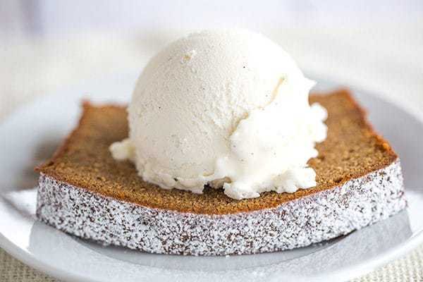 This gingerbread pound cake has the texture of a classic pound cake with all of the molasses and spice flavors of a traditional gingerbread. | https://www.browneyedbaker.com/gingerbread-pound-cake/