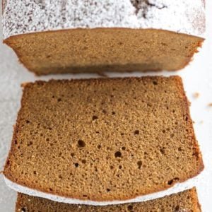 This gingerbread pound cake has the texture of a classic pound cake with all of the molasses and spice flavors of a traditional gingerbread. | https://www.browneyedbaker.com/gingerbread-pound-cake/