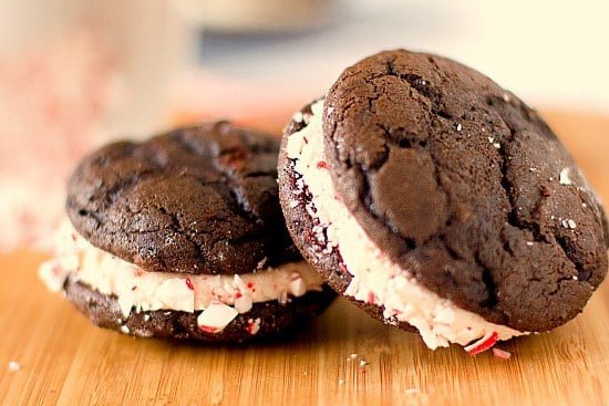 Peppermint Whoopie Pies