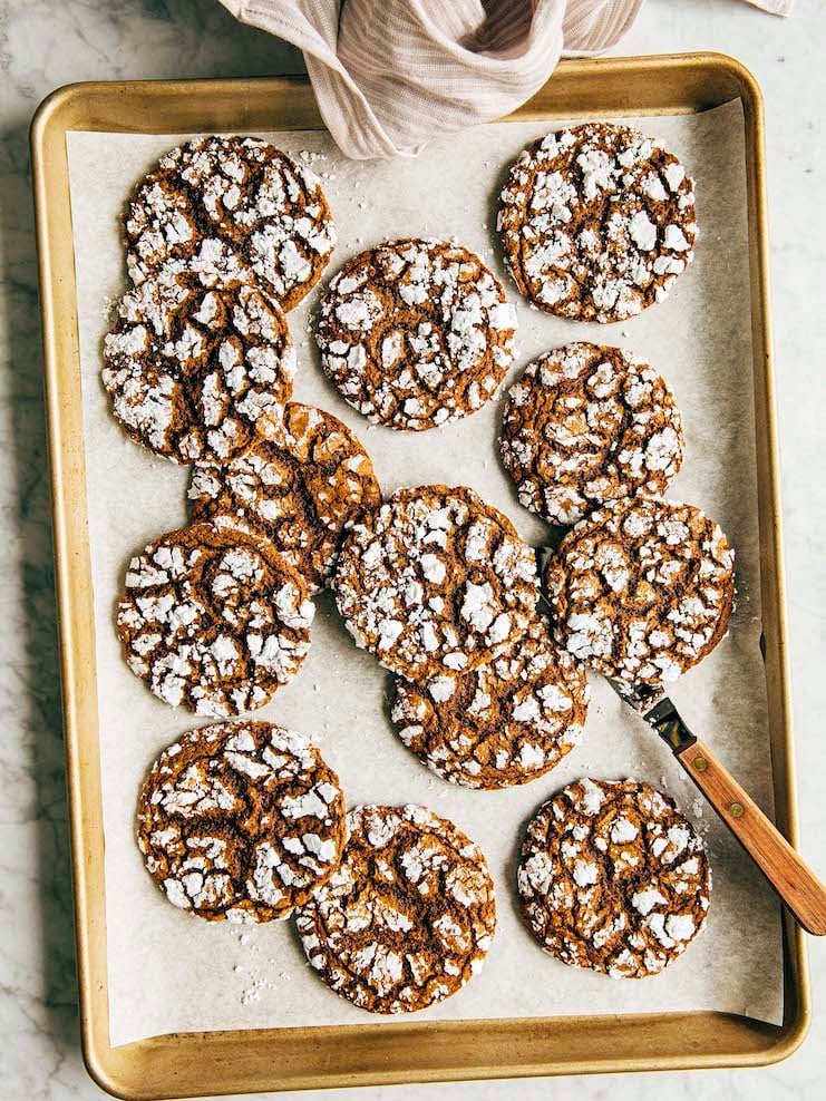 ginger crinkle cookies