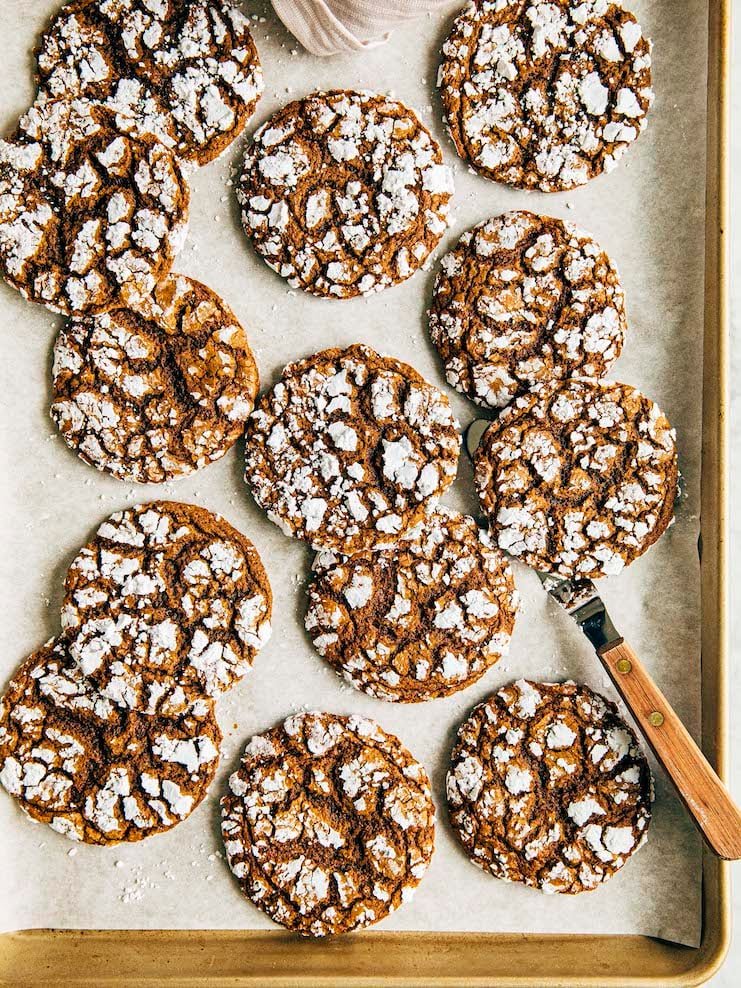 ginger crinkle cookies