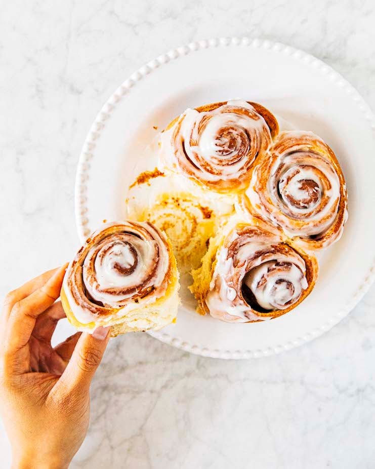 small batch cinnamon rolls