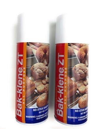 2 cans of Bak-Klene ZT All Purpose Release Spray