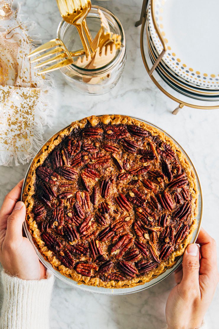 black bottom chocolate pecan pie