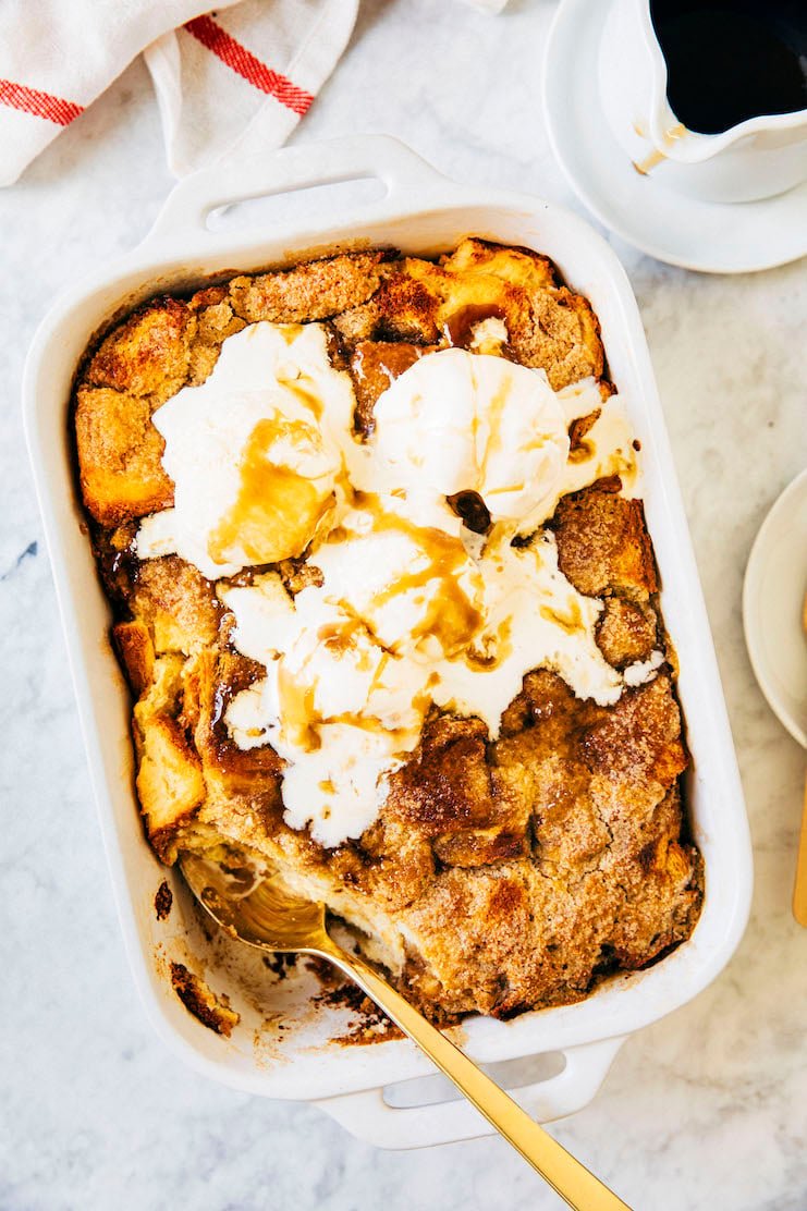 bread pudding with bourbon sauce