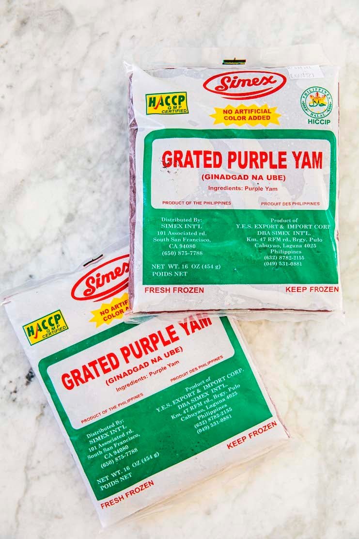 photo of simex brand frozen ube