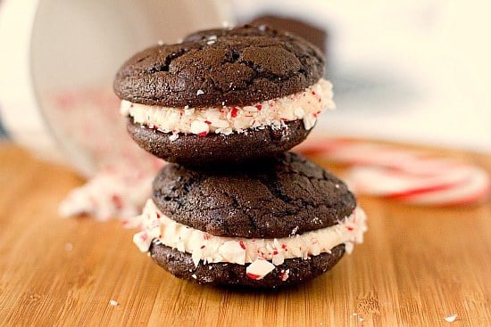 Peppermint Whoopie Pies