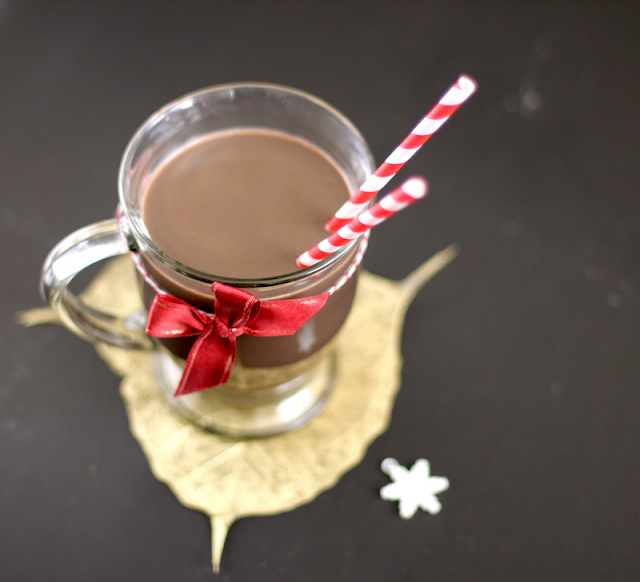 Skip the Starbucks line and make this Healthy Homemade Peppermint Mocha! This DIY recipe tastes just like the original, but it's sugar free and low fat!