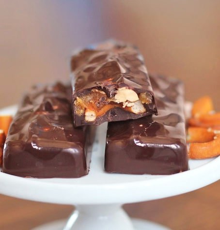 Healthy Homemade Take5 Candy Bars (all natural, gluten free, vegan) - Healthy Dessert Recipes at Desserts with Benefits