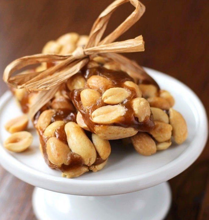 Healthy Homemade Paydays (all natural, low sugar, gluten free, vegan) - Healthy Dessert Recipes at Desserts with Benefits