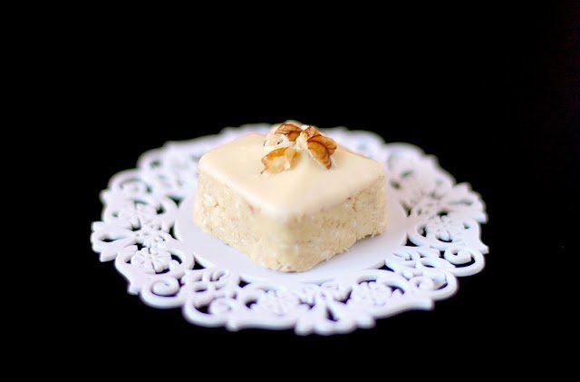 Healthy White Chocolate Coconut Petit Fours