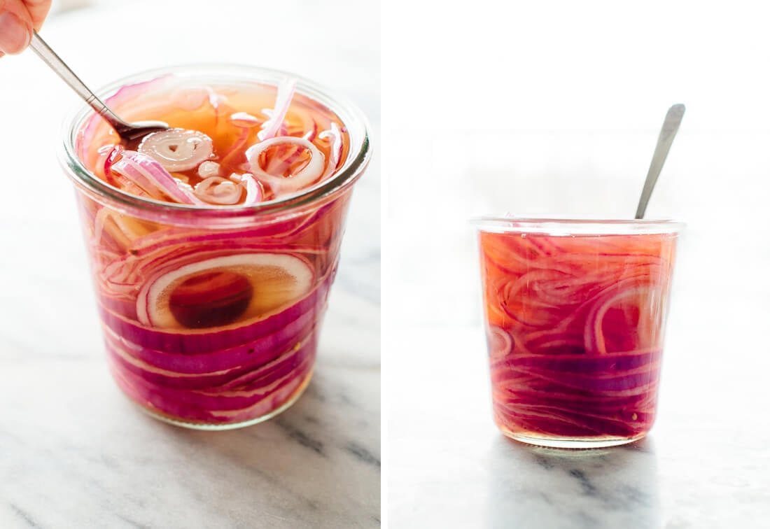onions in vinegar