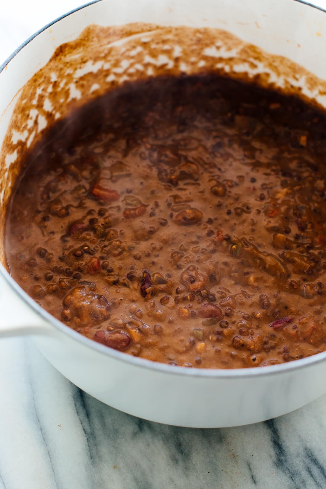 pot of dal makhani