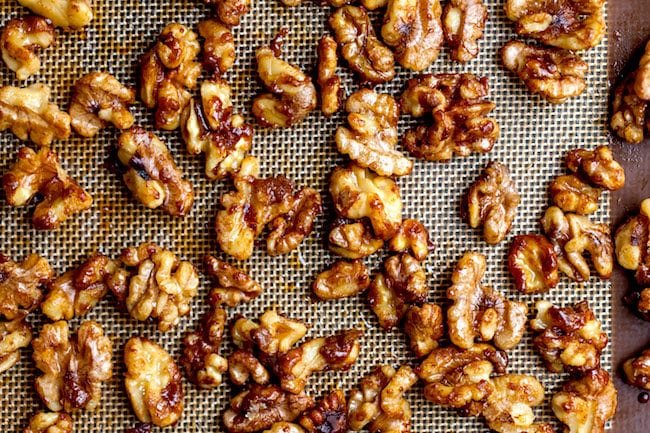 Pear Salad with Candied Walnuts