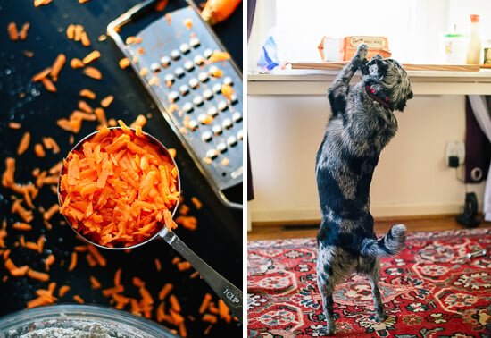 grated carrots