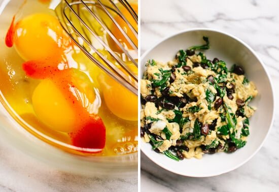 scrambled eggs