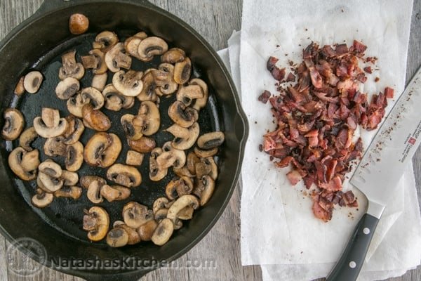 Bacon Spinach & Mushroom Egg White Omelette-2