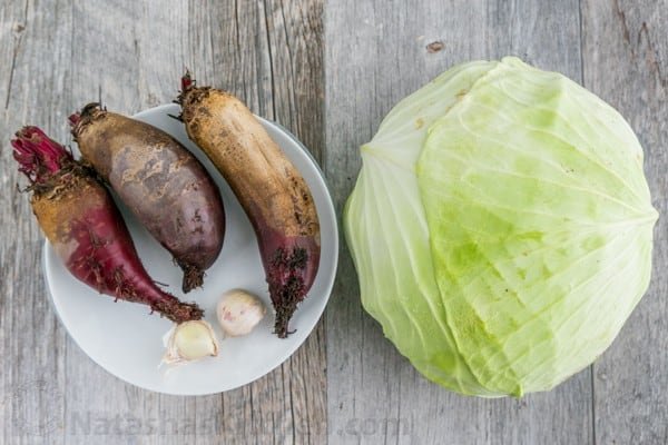 Marinated Cabbage and Beet Salad | natashaskitchen.com 