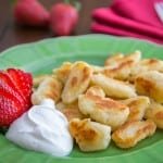 A must try cheese dumplings recipe with Ricotta cheese. These lazy vareniki are very easy and require only about 20 minutes, from start to finish to make.