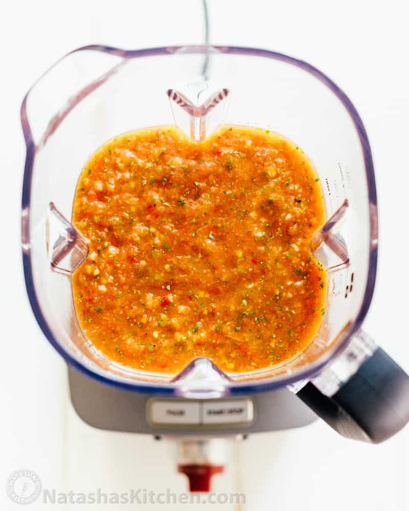 These are our favorite blender recipes and hacks (you will love #8). Also, see our blender review and recommendation for the best blender! Making salsa in a blender