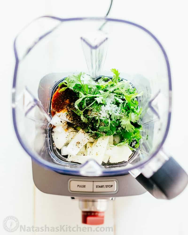 These are our favorite blender recipes and hacks (you will love #8). Also, see our blender review and recommendation for the best blender! Making a marinade in the blender