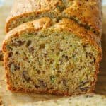 Zucchini Bread Sliced