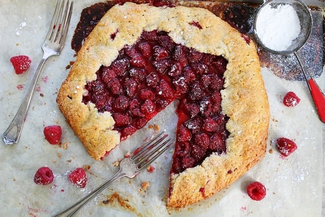 Raspberry Galette on twopeasandtheirpod.com This easy galette recipe is a family favorite and perfect for any celebration. Raspberry Galette