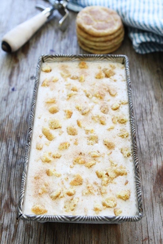 No Churn Cinnamon Snickerdoodle Ice Cream Recipe