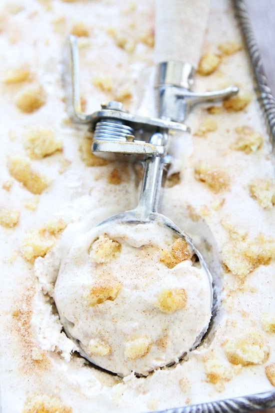 No Churn Cinnamon Snickerdoodle Ice Cream Recipe