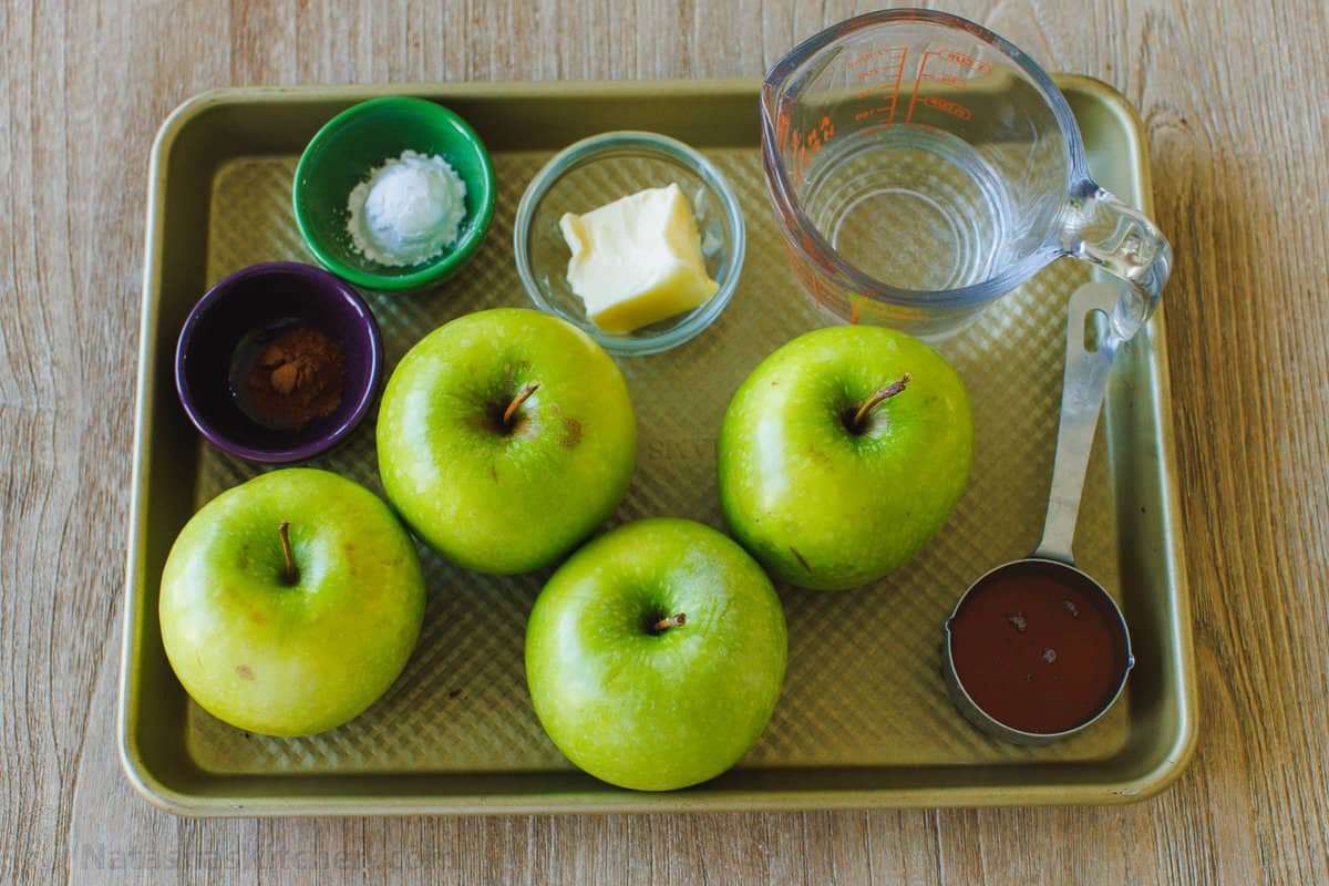 Easy sauteed cinnamon apples taste just like the filling in a cozy apple pie. Quick to make and perfect as a topping for breakfast or dessert. Fruit topping ingredients including Granny Smith, cornstarch, butter, cinnamon, honey and water