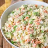 Chicken potato salad olivye