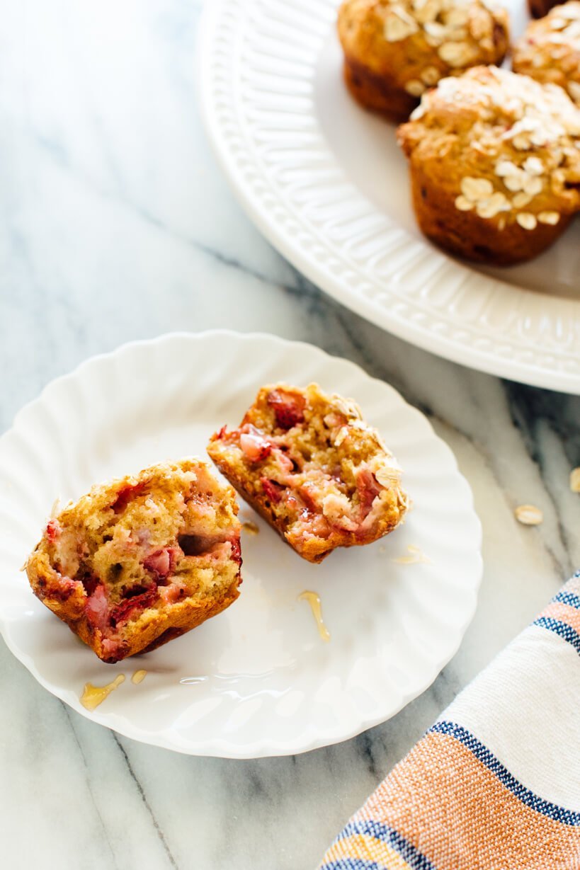 strawberry oat muffins recipe