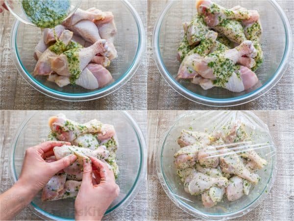 How to marinate chicken legs Step by step how to marinate chicken